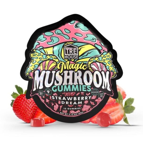 strawberry dream, tre house magic mushroom gummies, tre house mushroom gummies, tre house shroom gummies, tre house magic shroom gummies, tre house thc gummies